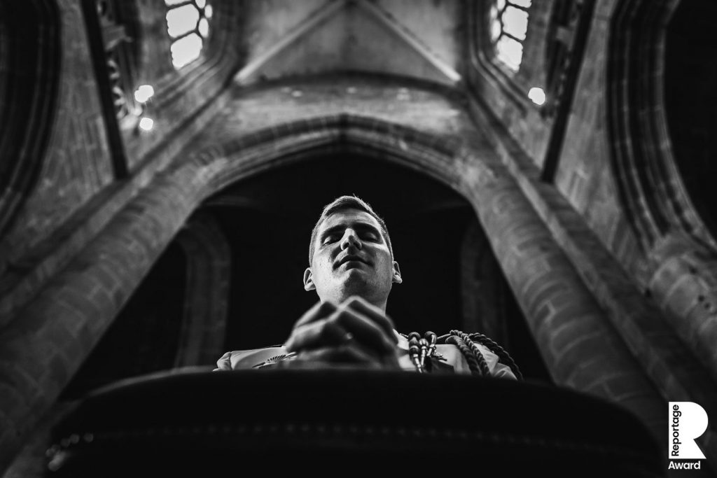 This is reportage award wedding photographer