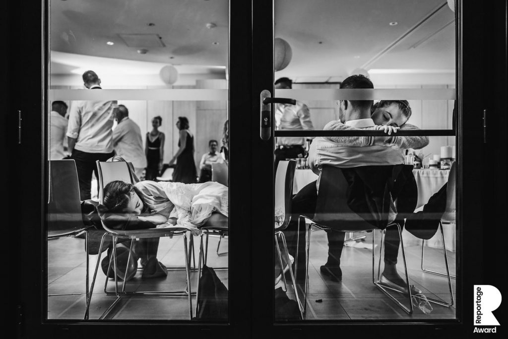 This is reportage award wedding photographer