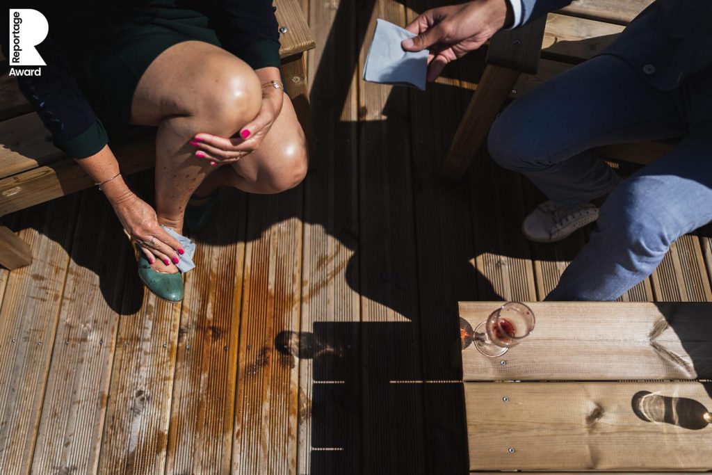 This is reportage award wedding photographer